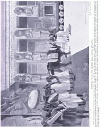 Cambises mata al toro sagrado (XXVII Dinastía), c.1920
